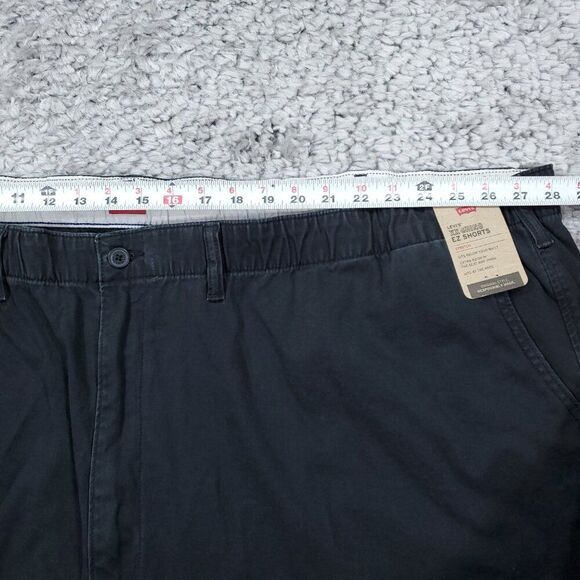 Levi's XX Chino EZ Shorts Elastic Drawstring Waist Black Size 5XL Relaxed Fit - Picture 6 of 9